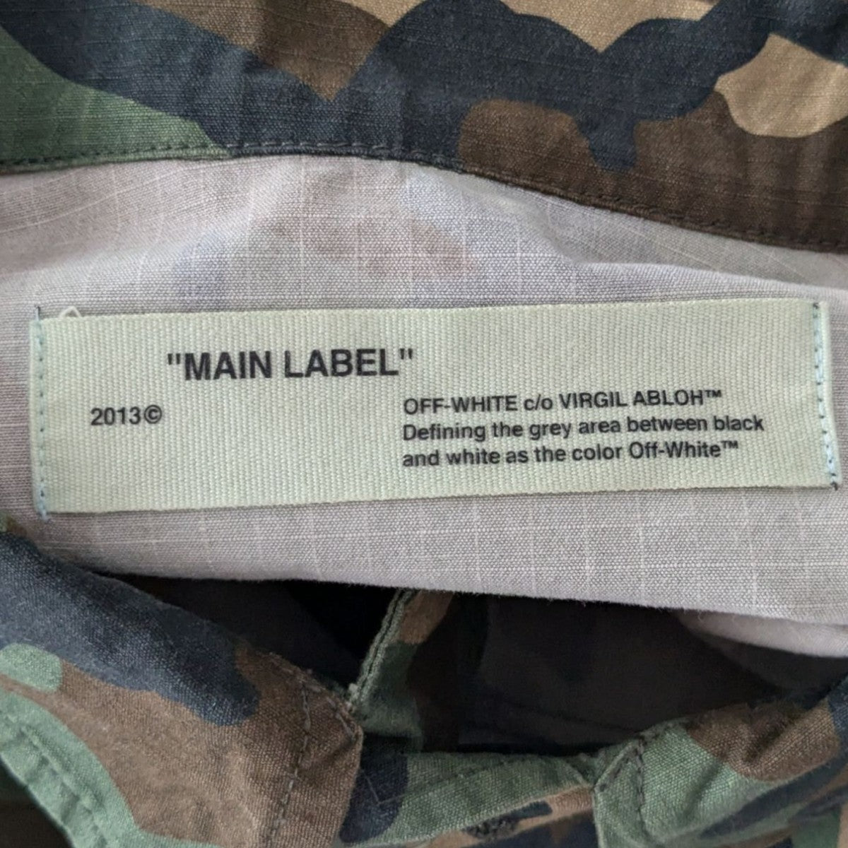 OFFWHITE(オフホワイト) カモフラージュフィールドジャケット