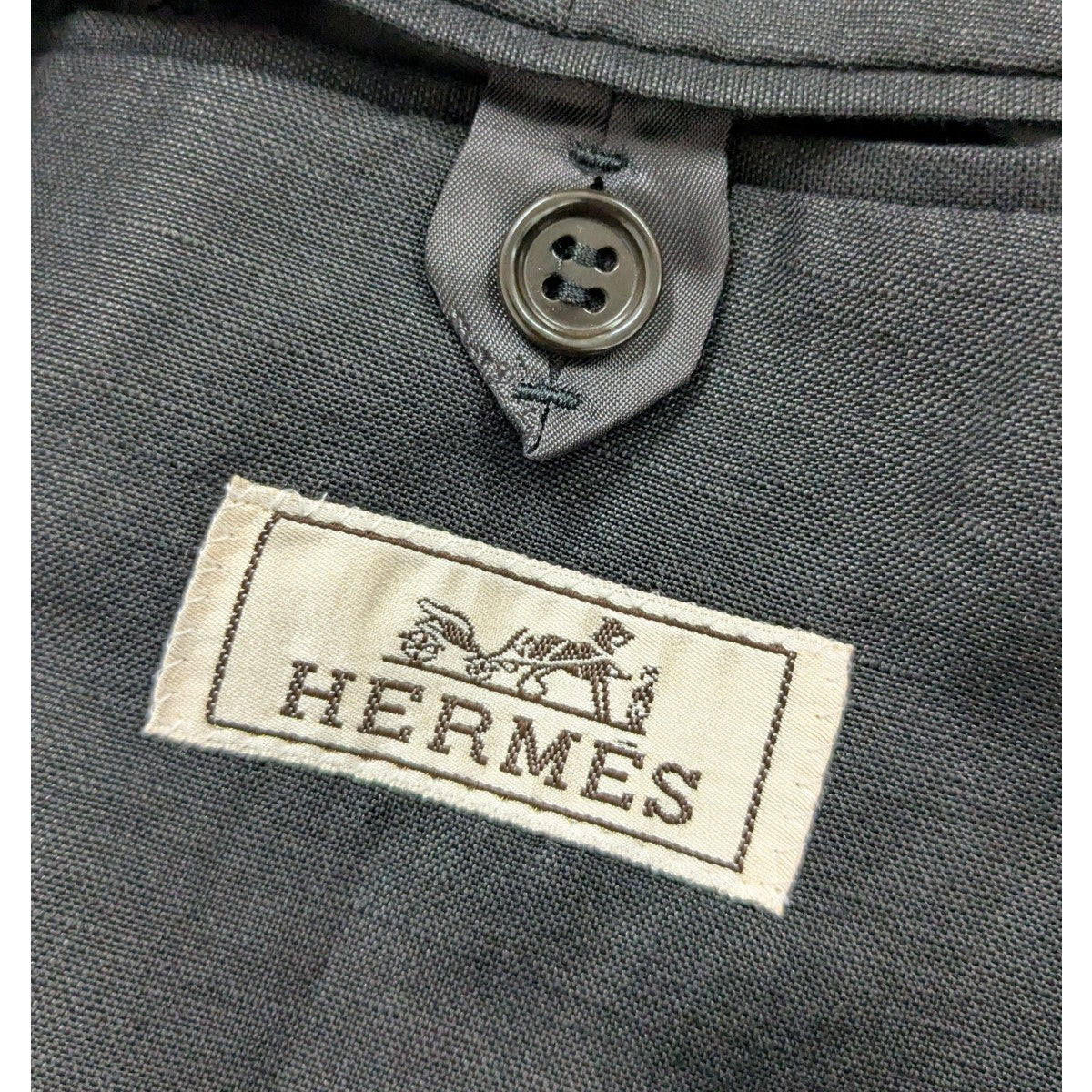 hermes/リネンジャケット d38b8e8a2e6131583433616e667f67