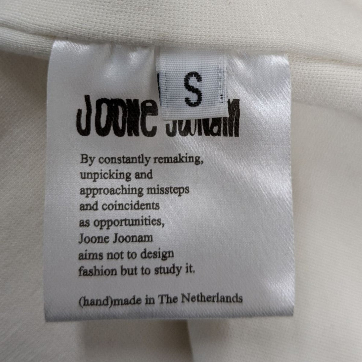 Joone Joonam(Joone Joonam) ロングスリーブTシャツ クリーム サイズ S