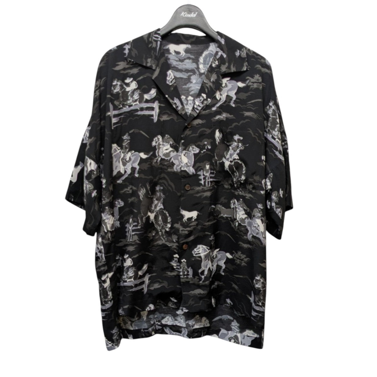 ISSEY MIYAKE MEN×山口歴 プリント半袖シャツME71FJ127