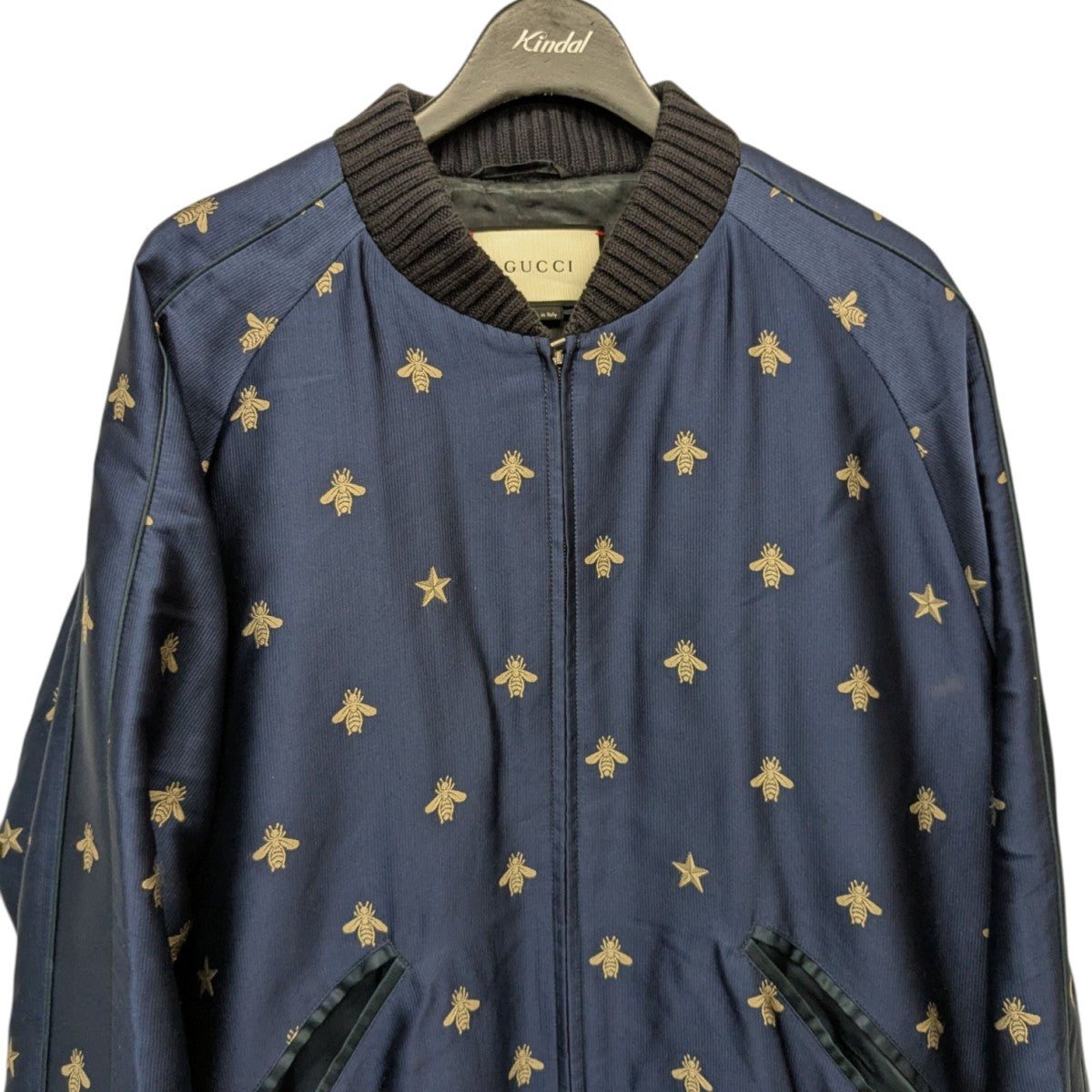グッチ（GUCCI）総柄ロゴブルゾン ジャケット GUCCI(グッチ) BEE AND STAR 総柄ボンバージャケット417576 417576