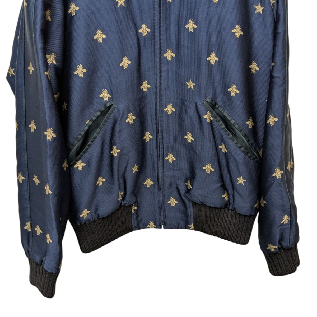グッチ（GUCCI）総柄ロゴブルゾン ジャケット GUCCI(グッチ) BEE AND STAR 総柄ボンバージャケット417576 417576