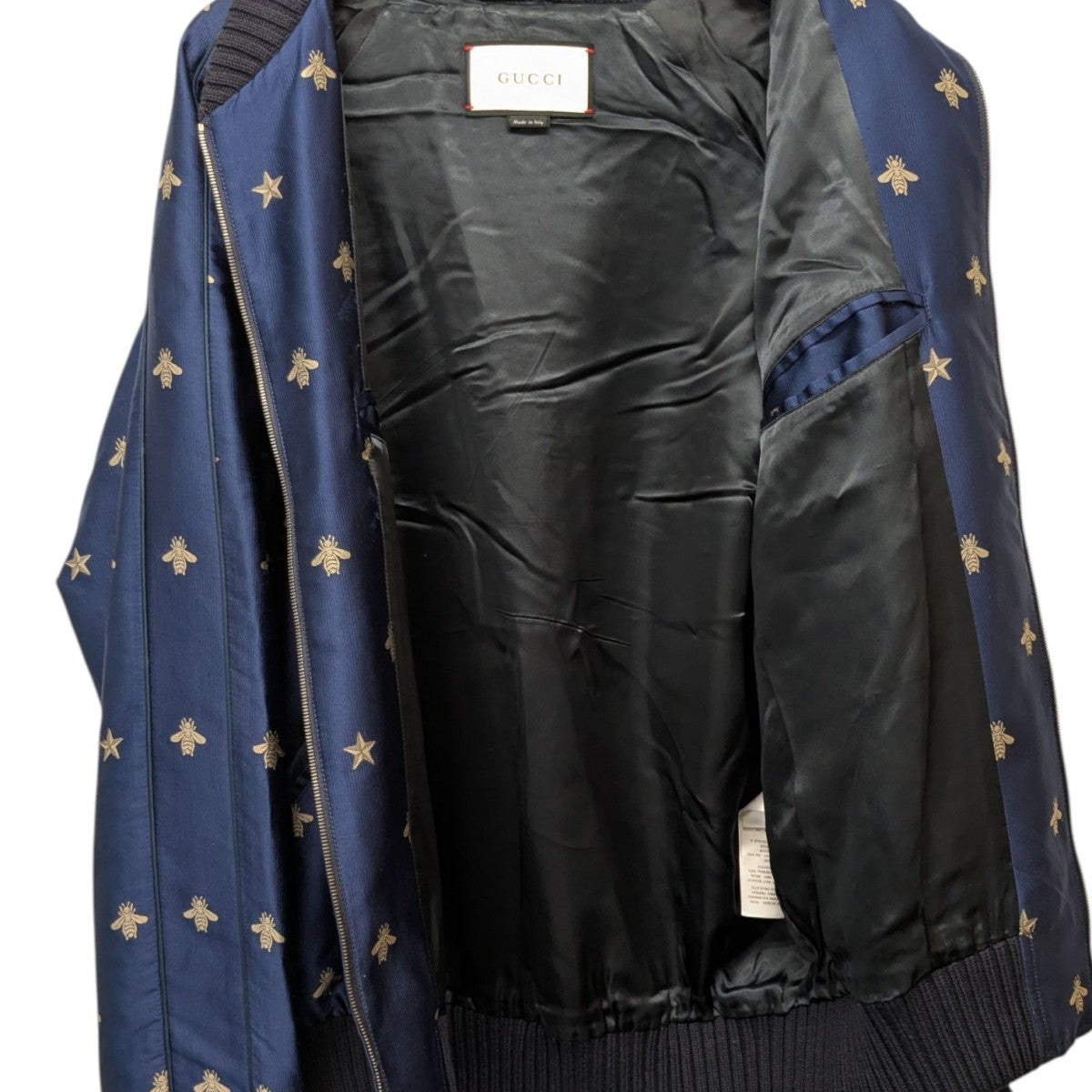 GUCCI(グッチ) BEE AND STAR 総柄ボンバージャケット417576 417576