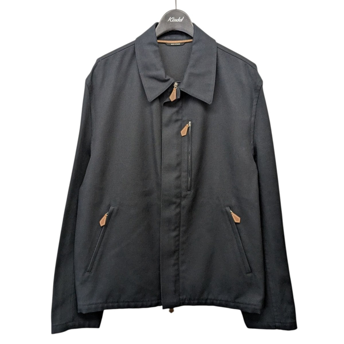 HERMES(エルメス) ナイロンコットンフーデッドジャケット レッド