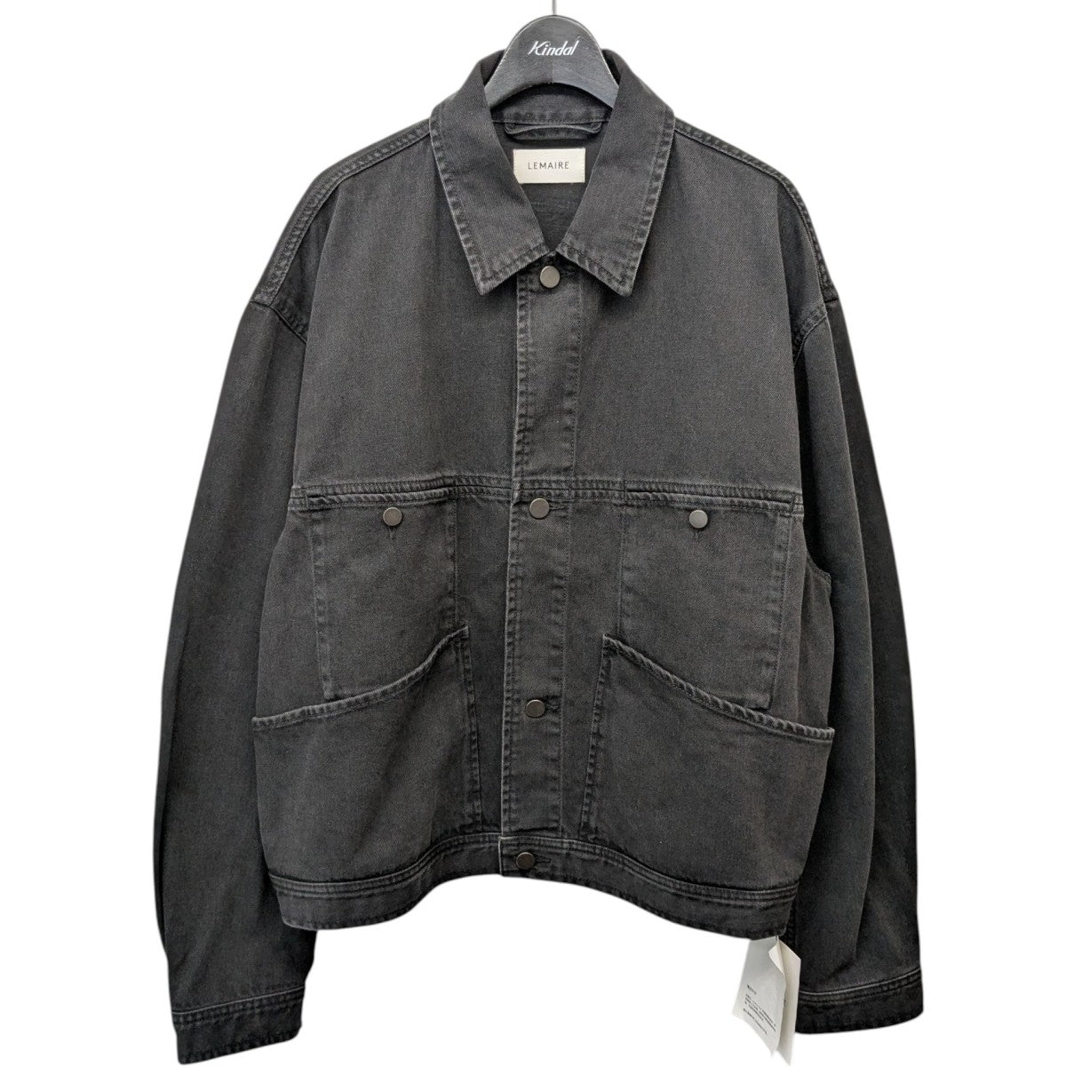 LEMAIRE(ルメール) 24SS4 POCKETS BLOUSON BLEACHED BLACKデニム