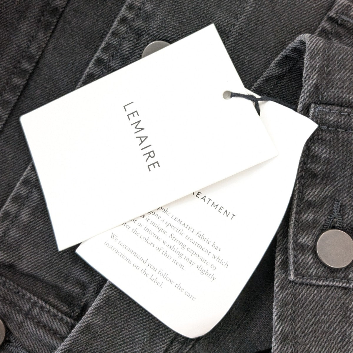 LEMAIRE(ルメール) 「4 POCKETS BLOUSON」4ポケットデニム