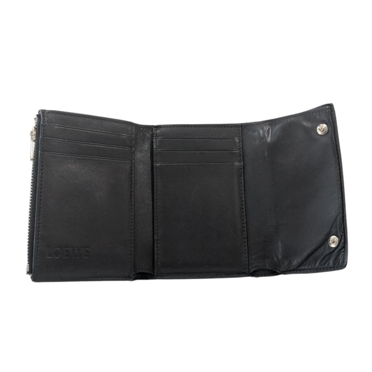LOEWE(ロエベ) スモールバーティカルウォレット 101820 ブラック