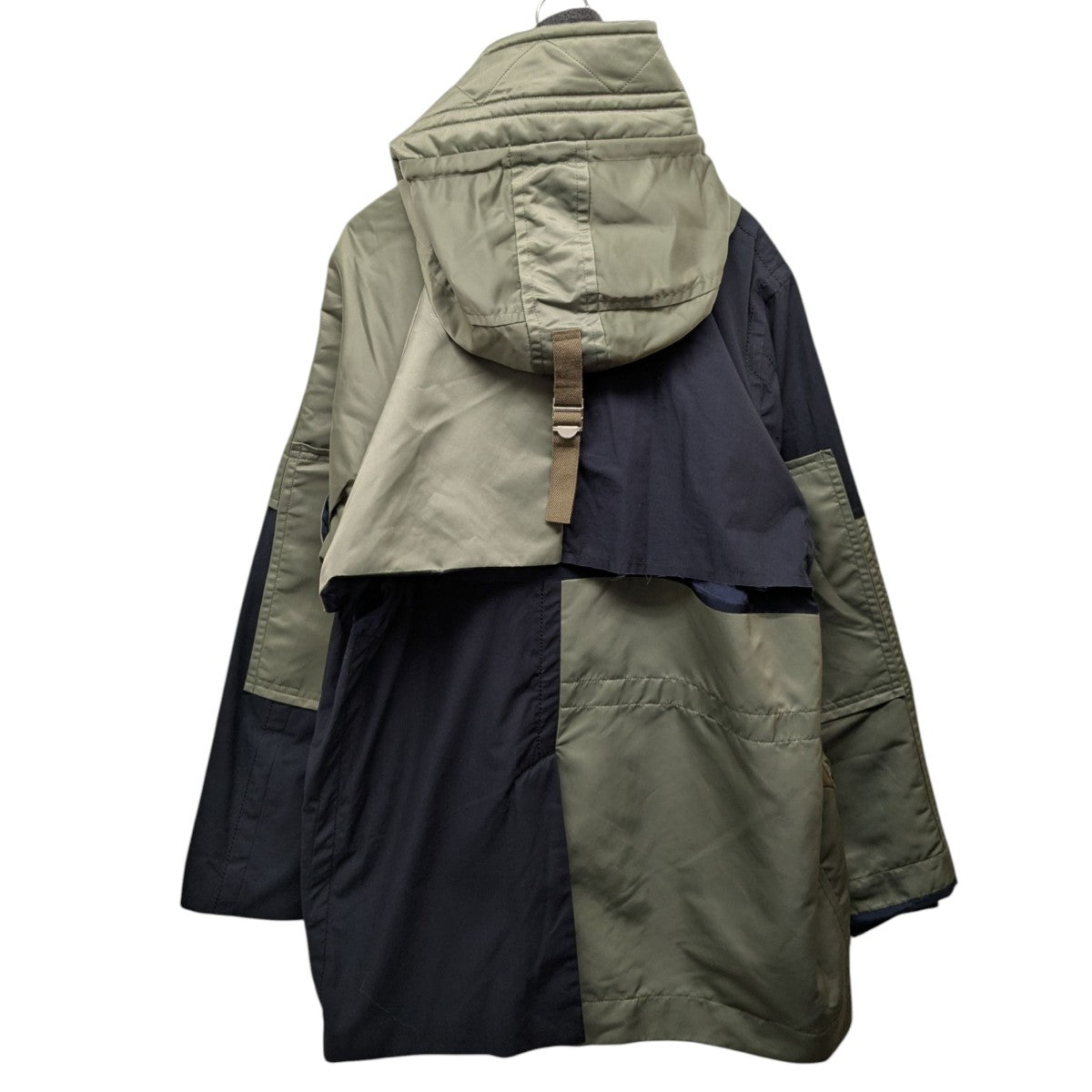 sacai(サカイ) 20AW パネルダブルコート 20-02323M ネイビー×オリーブ