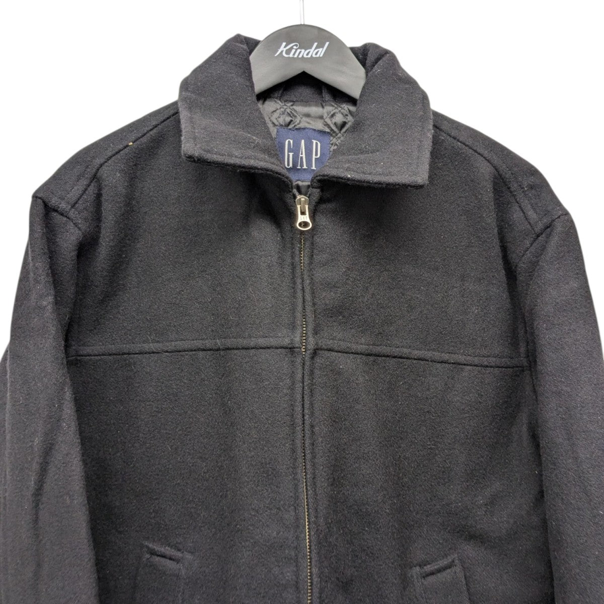 OLD GAP(オールドギャップ) ウールZIP UPジャケット ブラック サイズ