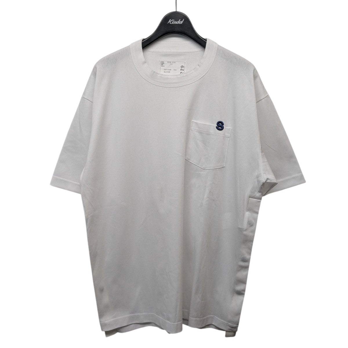 sacai 「s Cotton Jersey T-Shirt」SコットンジャージTシャツ 古着・中古-1枚目のアイテム画像