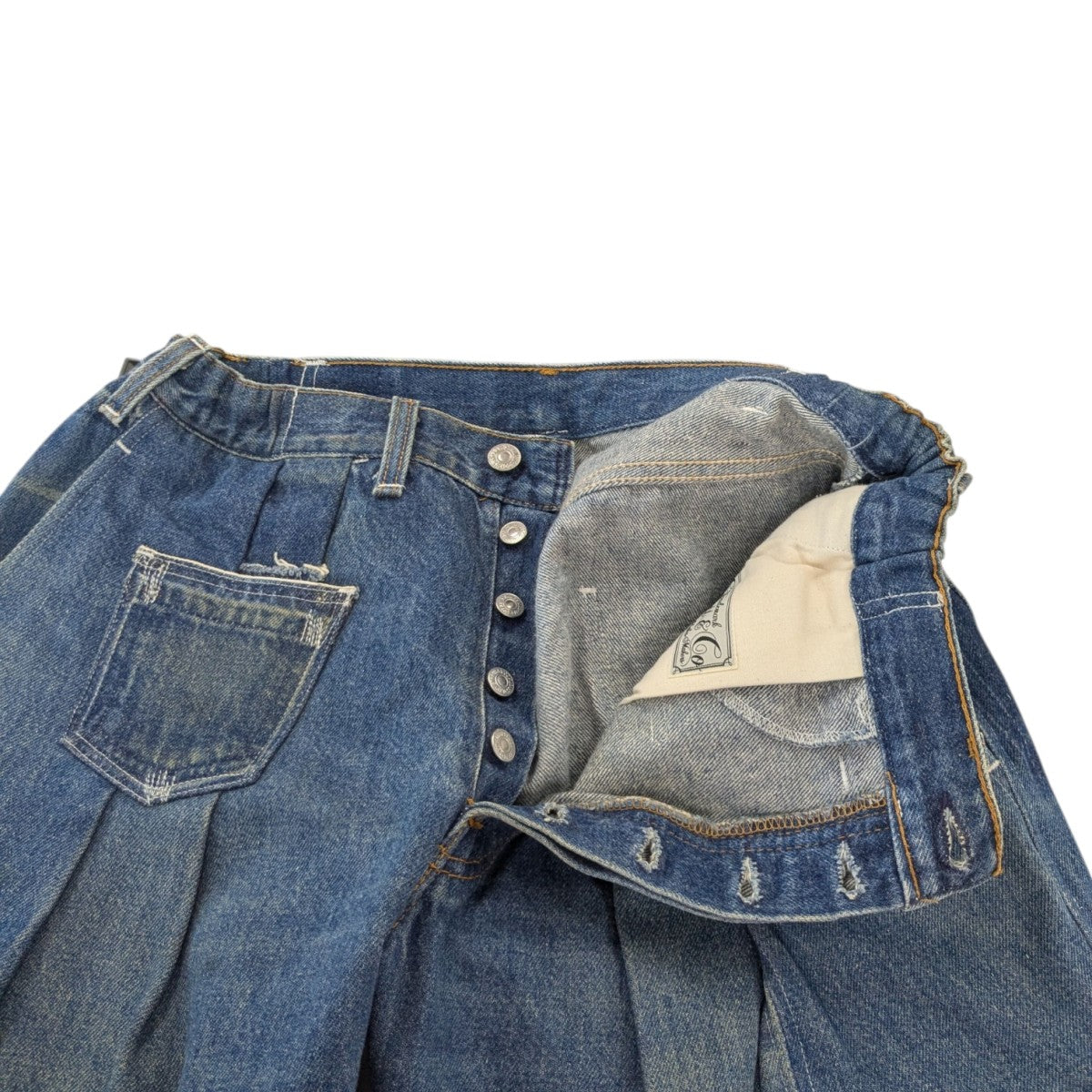 EESETT＆Co(イイセットアンドコー) Levi'sリメイク サイドZIP