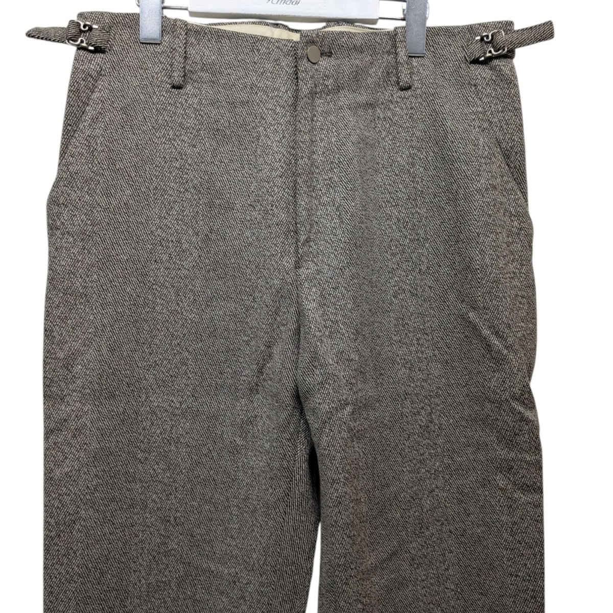 21AWNO TUCK STRAIGHT PANTSノータックストレートパンツIH-21FW-P009-MT