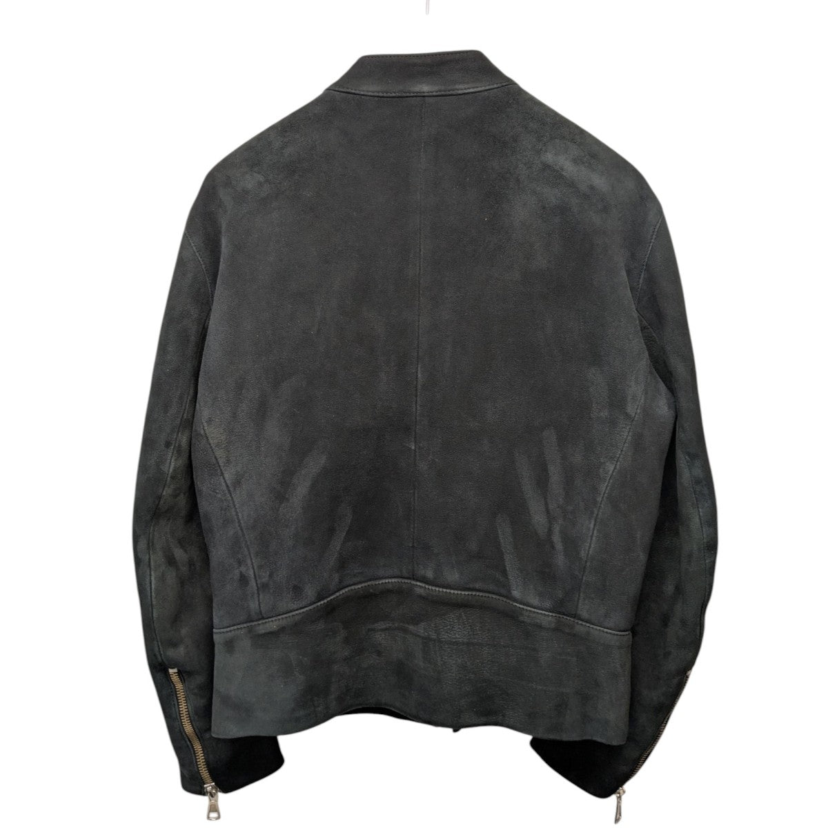 Martin Margiela14 05AW 本人期 デカZIP 5ZIPスウェードライダースジャケット 古着・中古-2枚目のアイテム画像