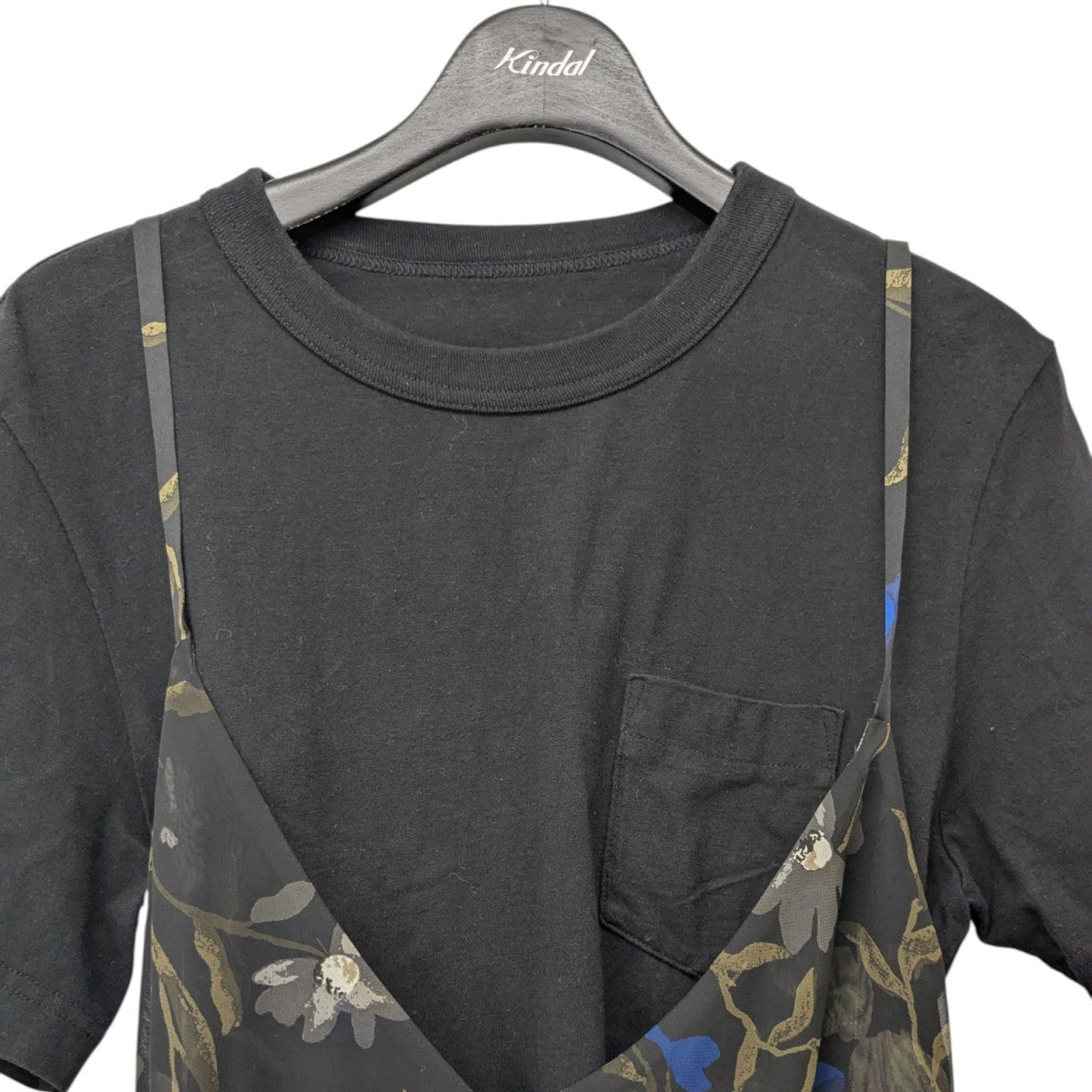 美品♪サカイ sacai サイズ3 花柄レースドッキング コットンジャージシャツ 美品♪サカイ sacai サイズ3 花柄レースドッキング コットン