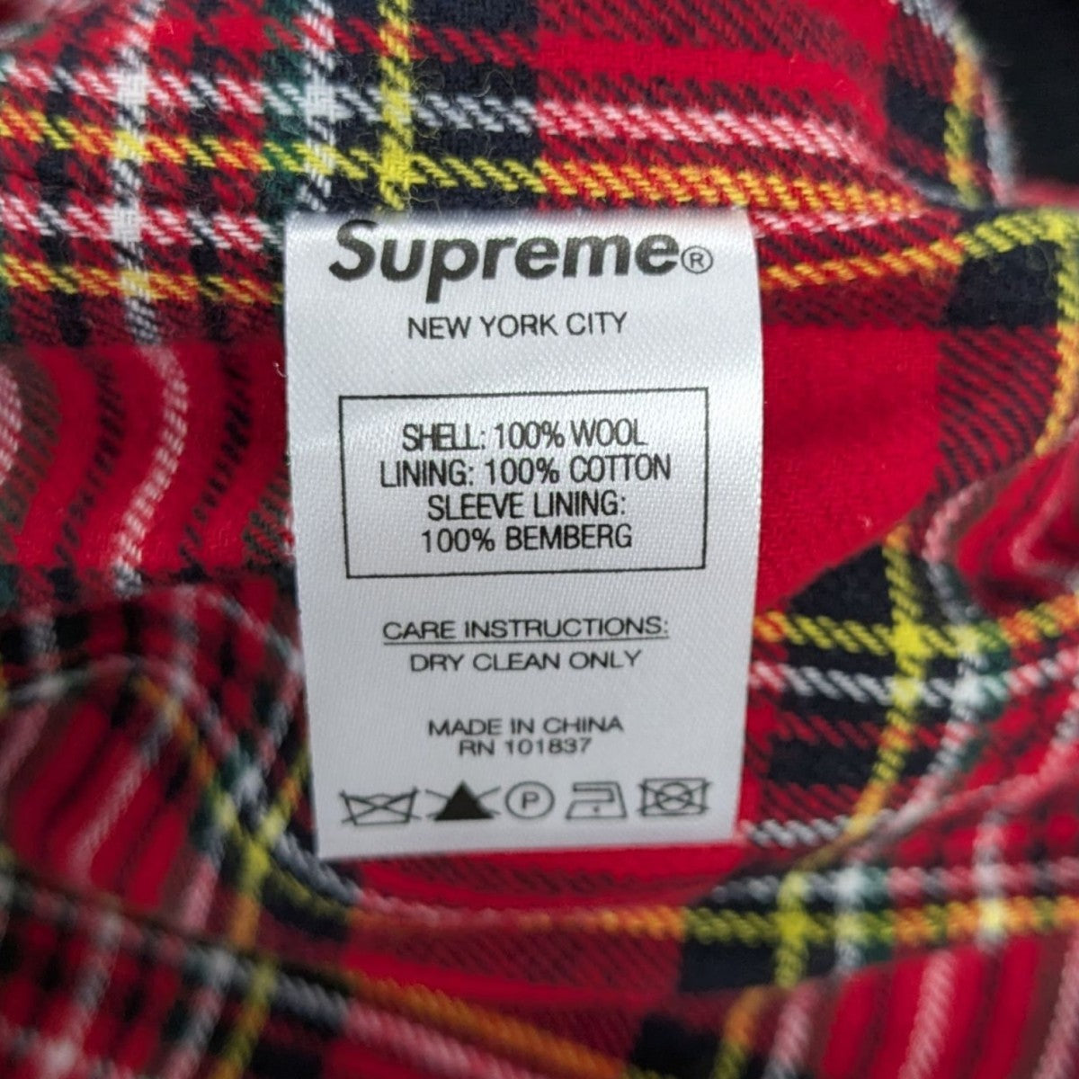 19AWWool Harrington Jacketウールハリントンジャケット