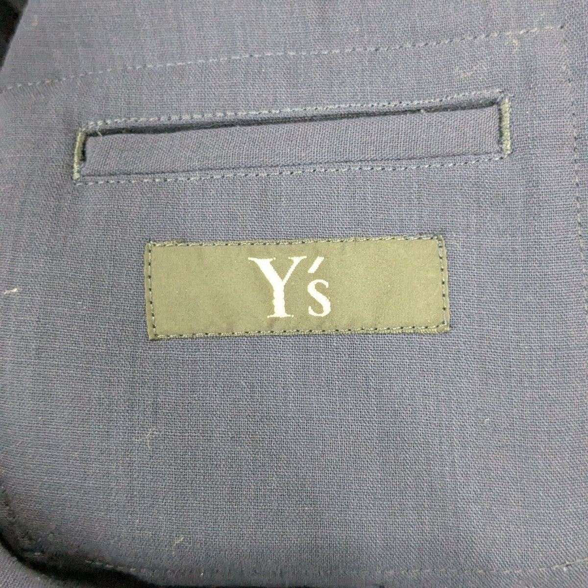Y's(ワイズ) ステンカラーコートYV-D21-112 YV-D21-112 ネイビー