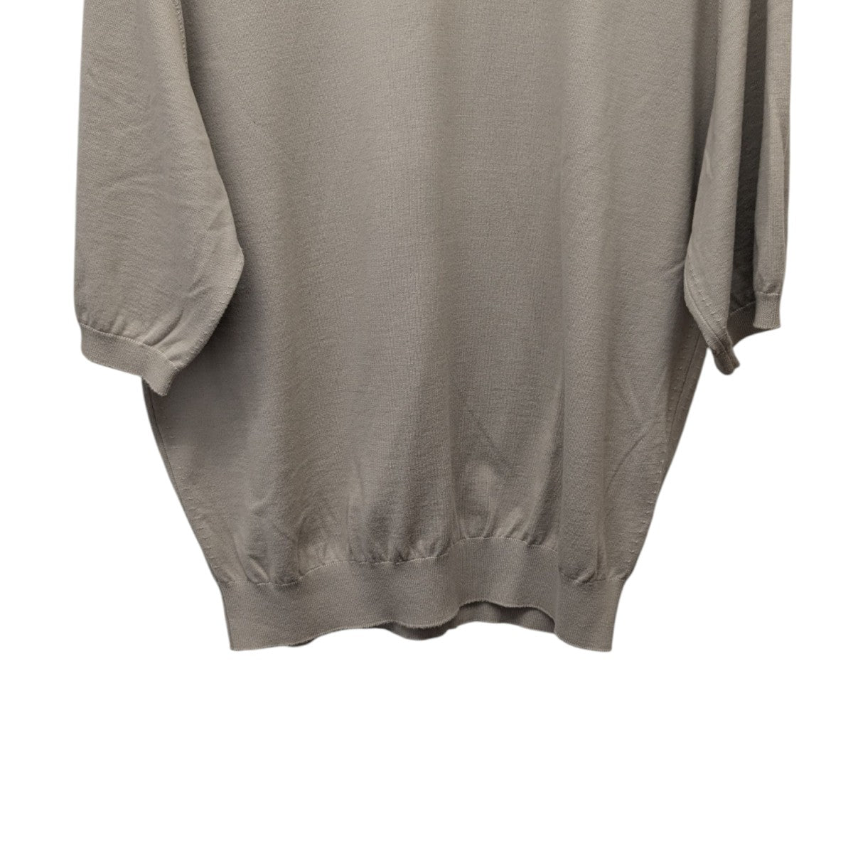 トップス HERILL COTTON CREWNECK S/S SWEATER HERILL(ヘリル) COTTON CREWNECK SHORTSLEEVE SWEATER KNIT