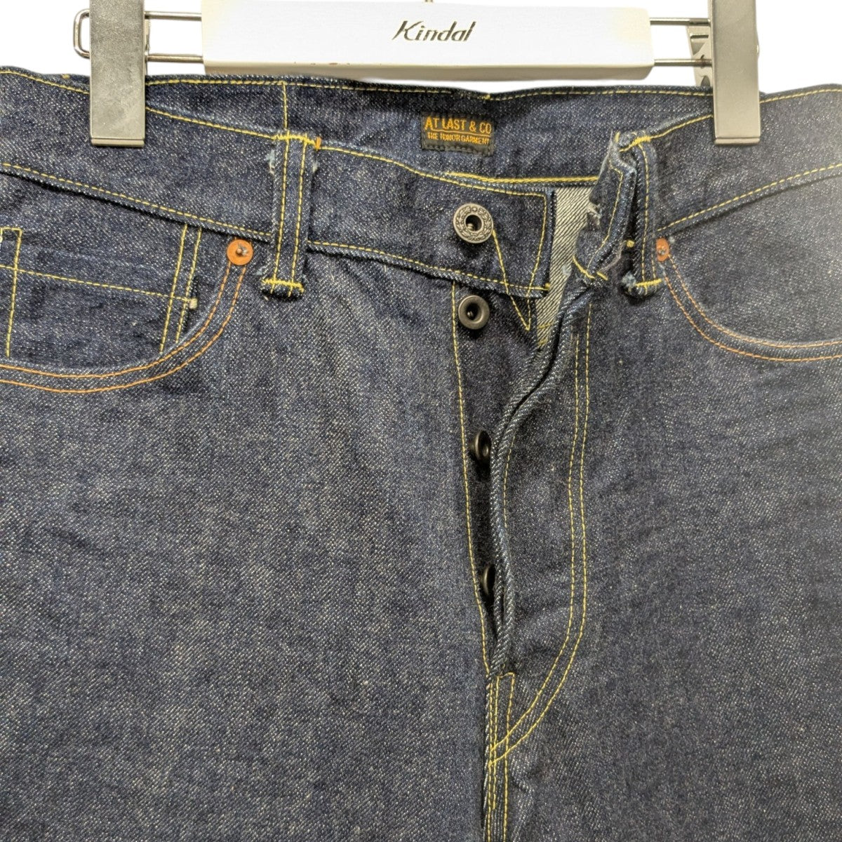 atlast&co デニムパンツ lot126 w28 Starched and unwashed denim worn for 2 months - we'll show