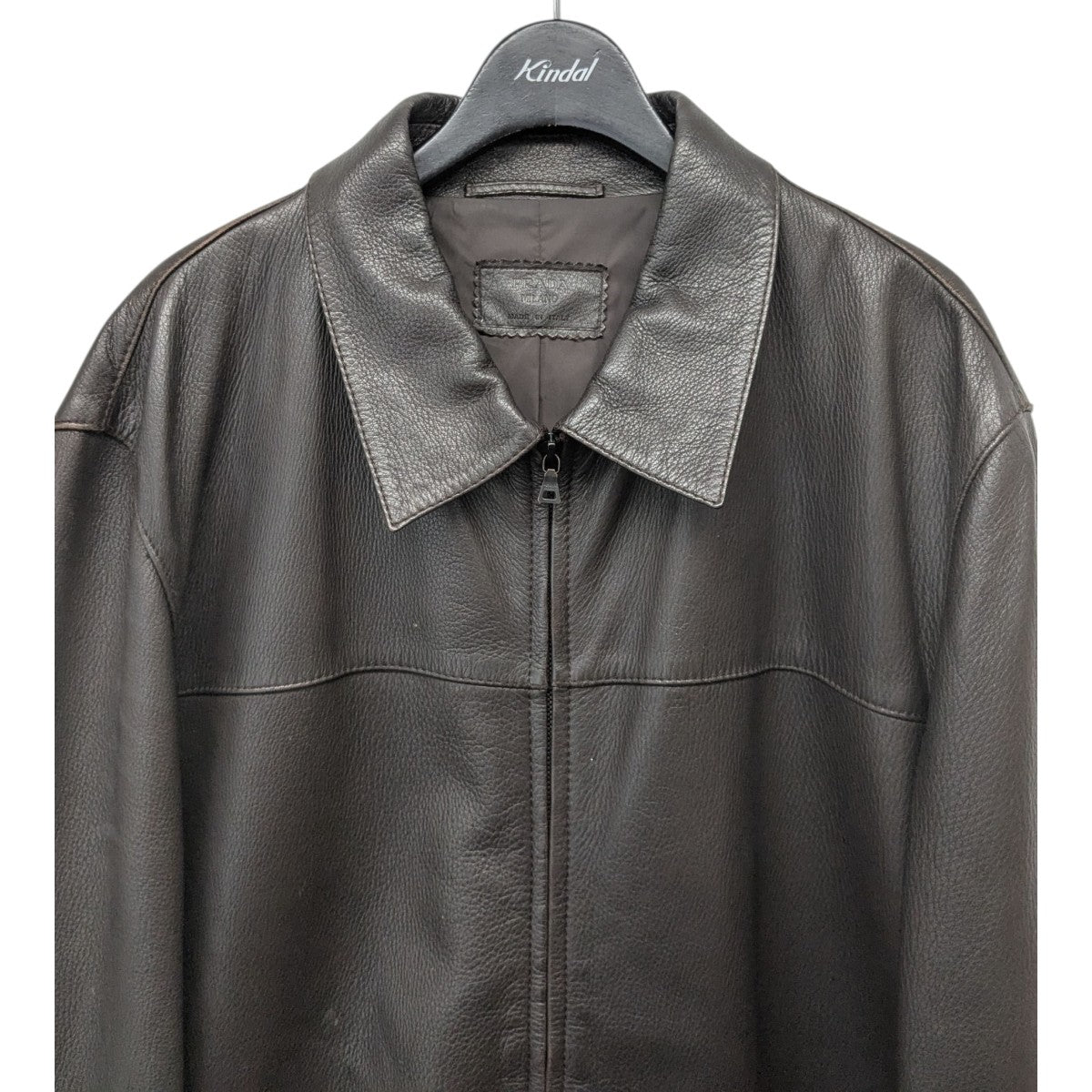【PRADA】取り外し可能な襟 レザー ジャケット☆SALE中 8083000186662_3.jpg?v=