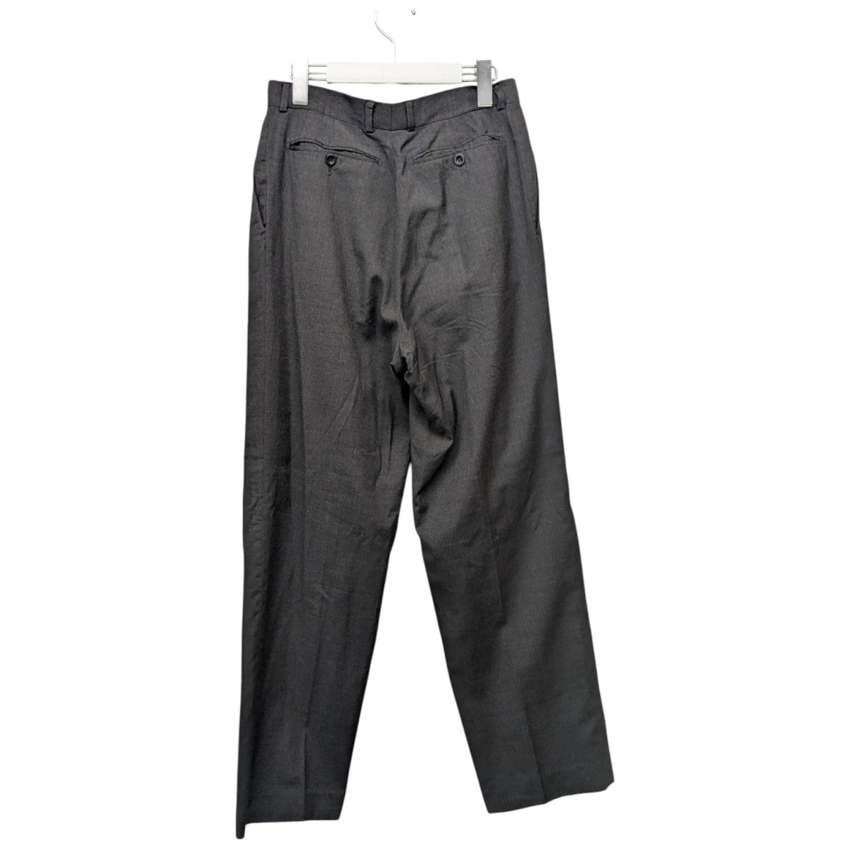 HERMES グレー スラックス 毛100% HERMES(エルメス) タックスラックス グレー サイズ 48｜【公式