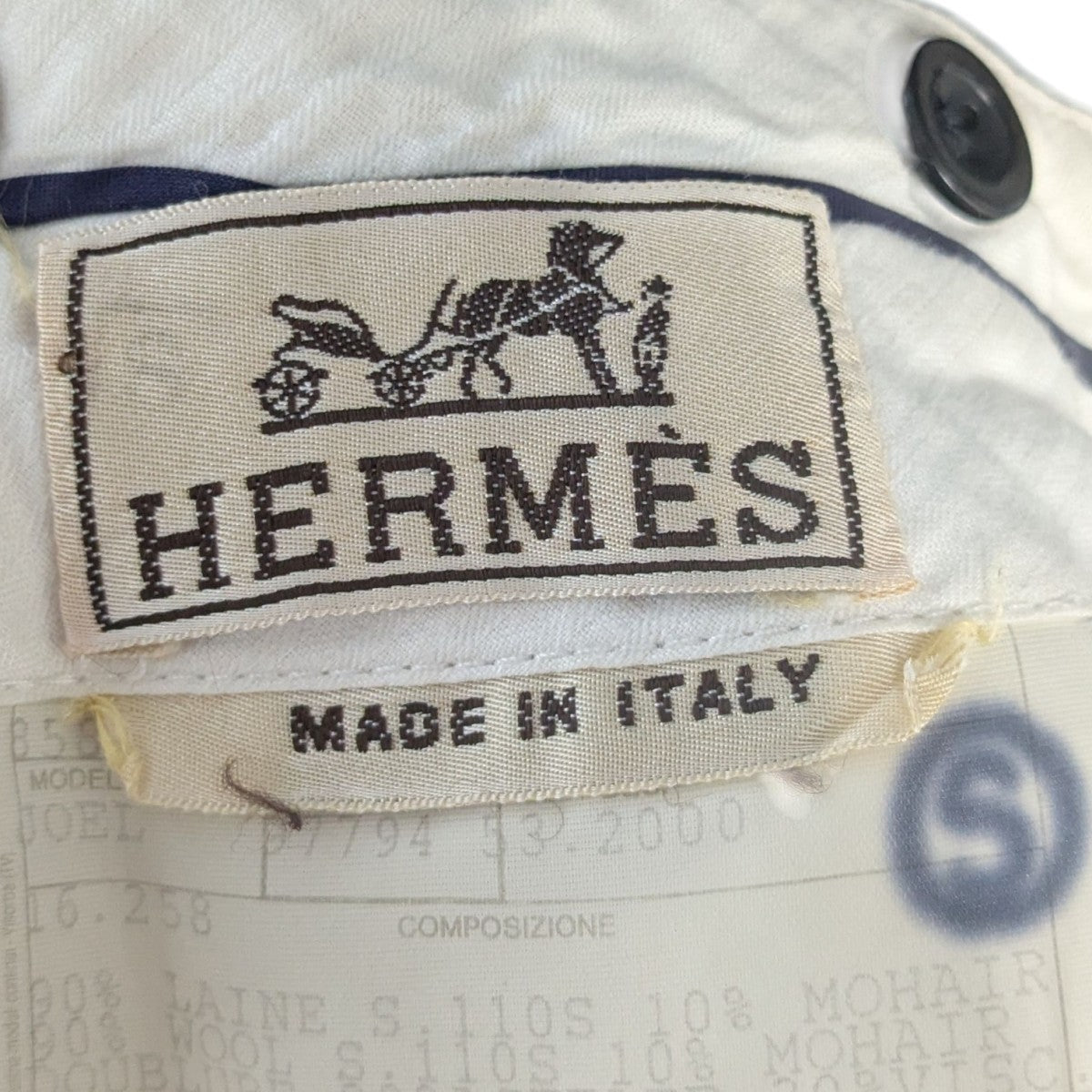 HERMES(エルメス) タックスラックス グレー サイズ 48｜【公式