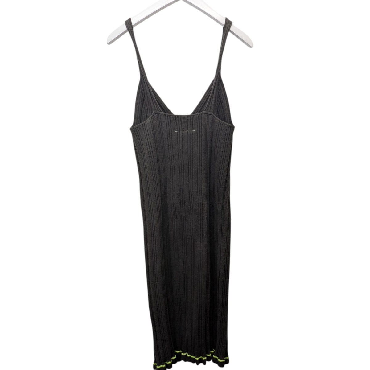 国内発 MM6 ブラックウールノースリーブミディドレス Sleeveless-Pocket-Vest-