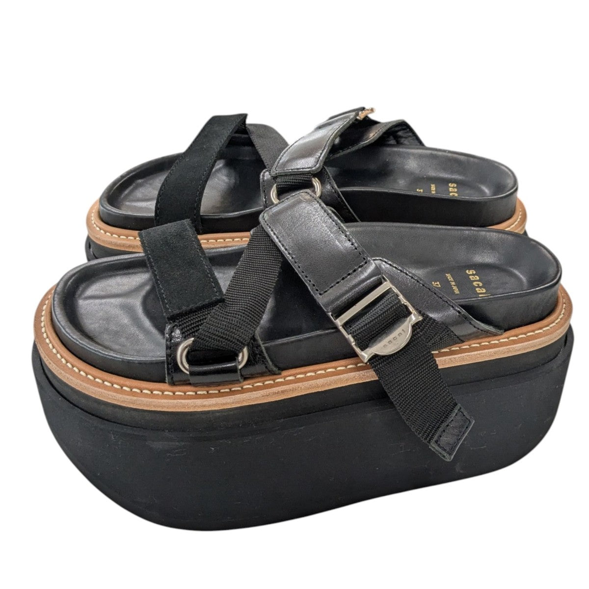 sacai 「Hybrid Belt Sandals」ハイブリットベルトサンダル 古着・中古-5枚目のアイテム画像