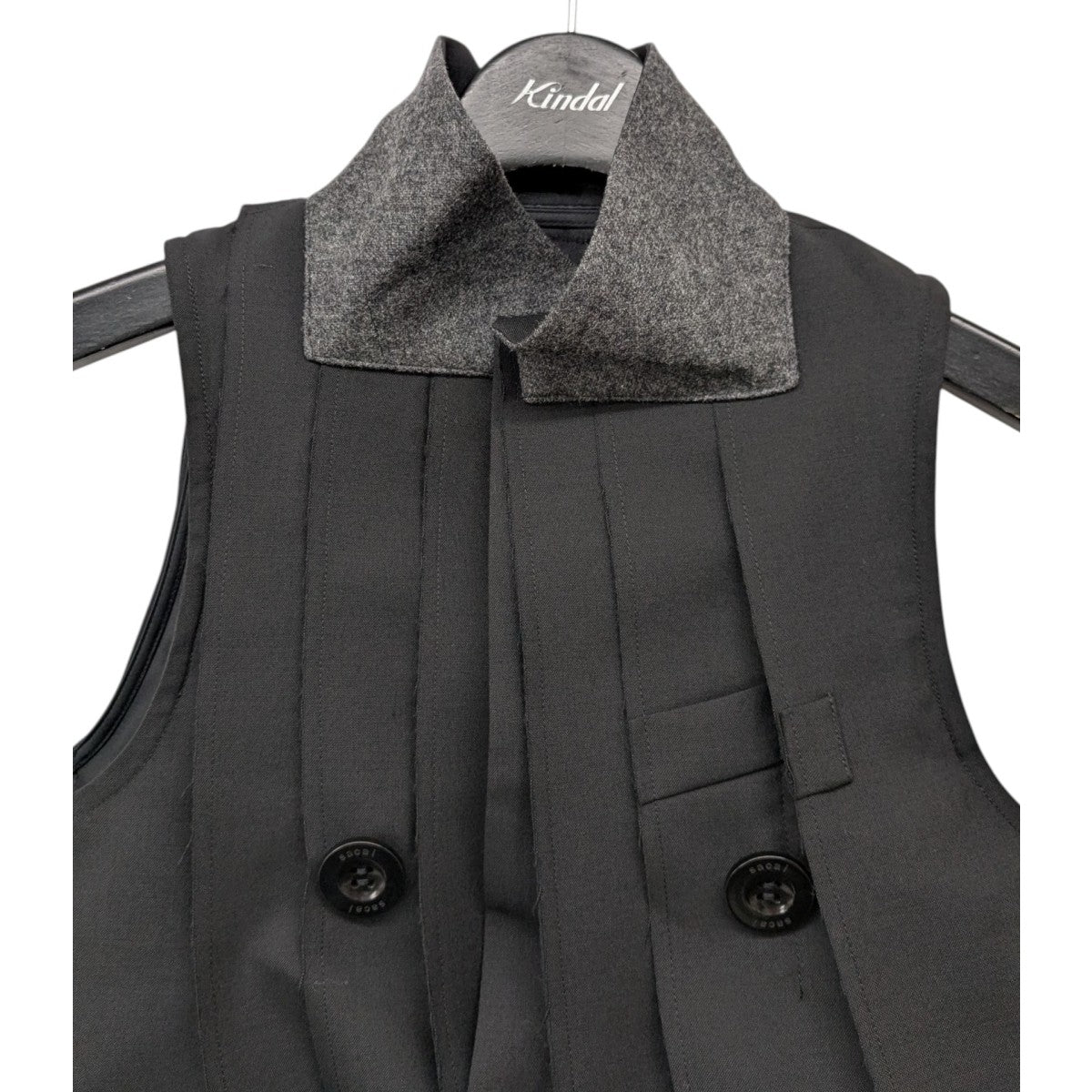 sacai(サカイ) 裾フリンジベスト sacai(サカイ) 裾フリンジベスト WOMENS VESTS | sacai Official