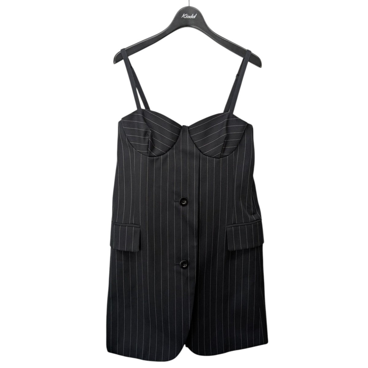 sacai(サカイ) ピンストライプコットンポプリンミニドレス 23