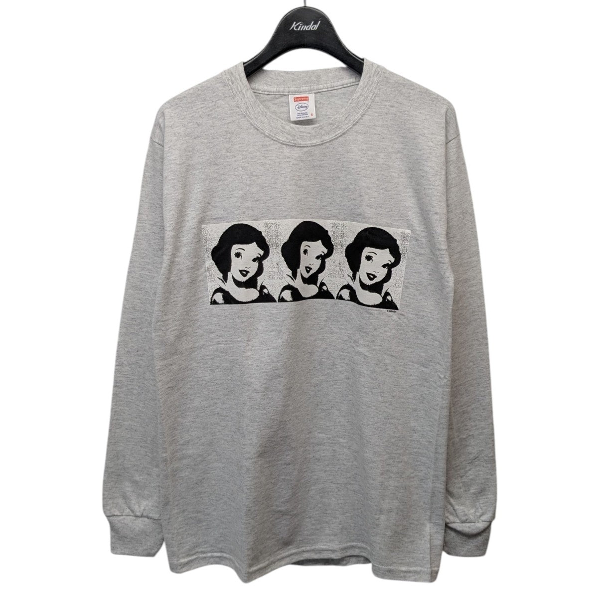 Supreme×Disney 11AW「Snow White L／S Tee」白雪姫スノーホワイトロングTシャツ 古着・中古-1枚目のアイテム画像