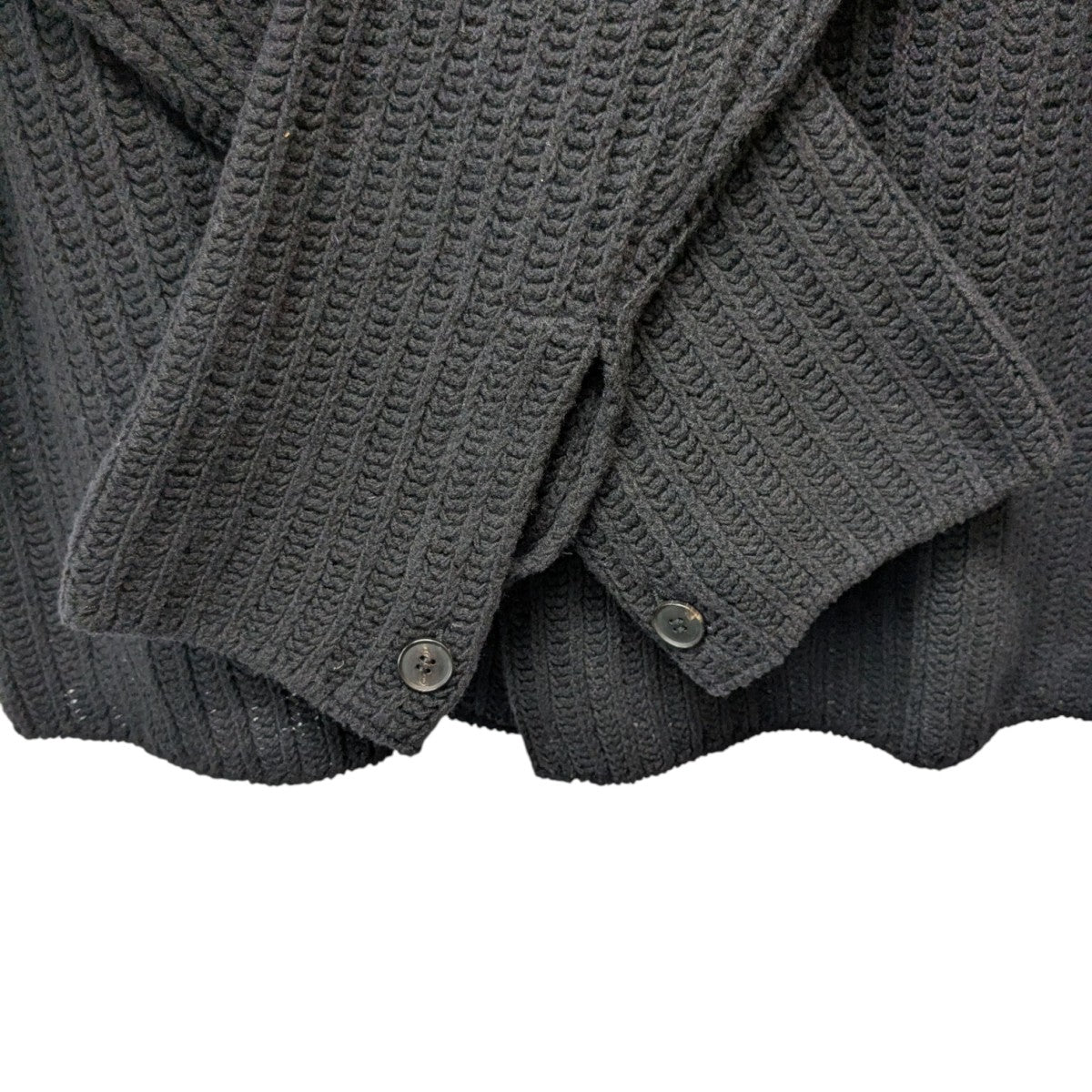 AURALEE(オーラリー) 23AWBRUSHED COTTON WOOL RIB KNIT SHIRT