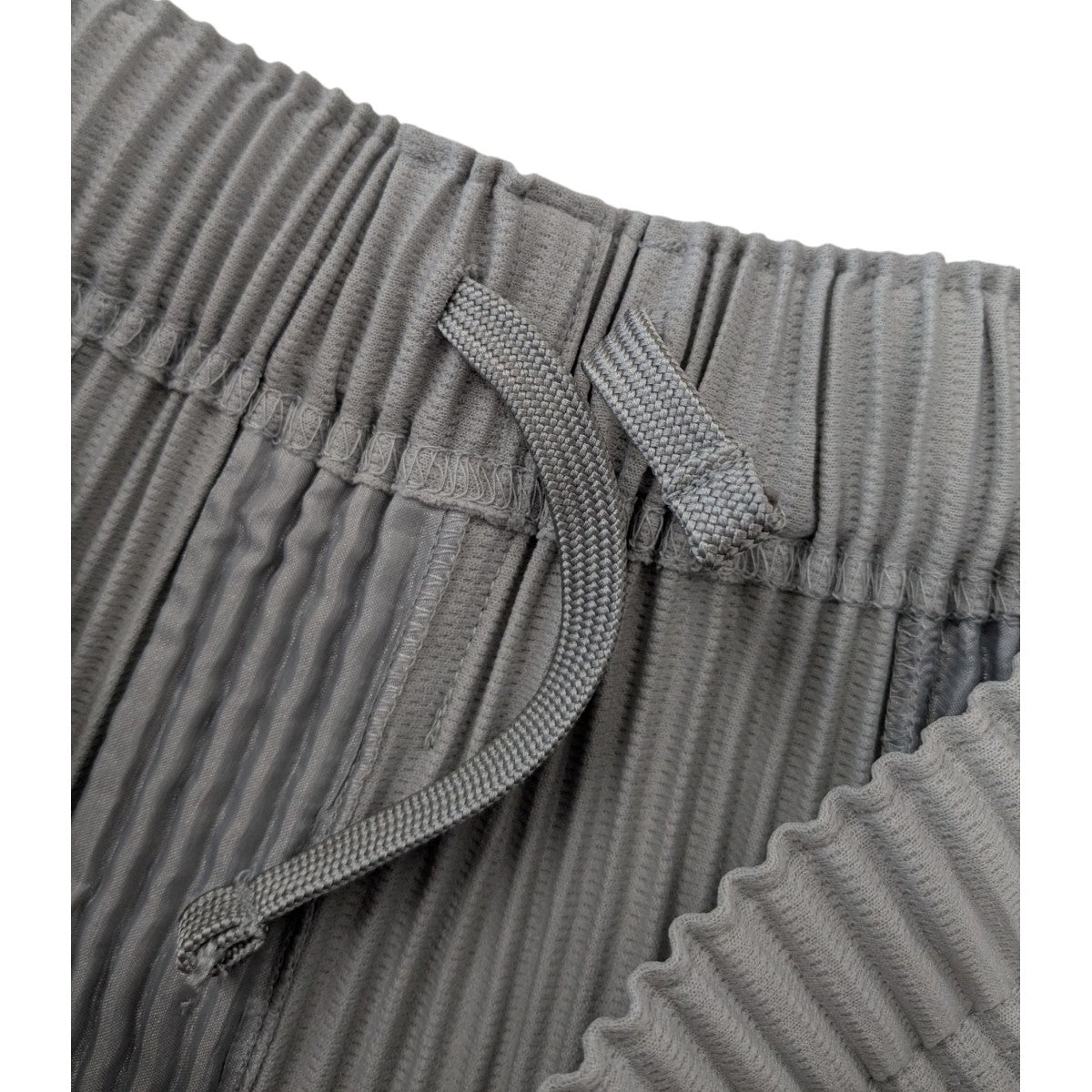 Homme Plisse オムプリッセ パンツ ライトグレー【Size3】 オムプリッセイッセイミヤケ プリーツパンツ HP55JF350 3 グレー