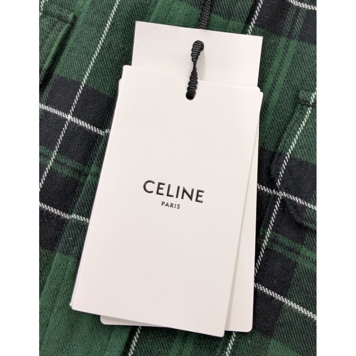 CELINE(セリーヌ) フランネルチェックオーバーサイズシャツ