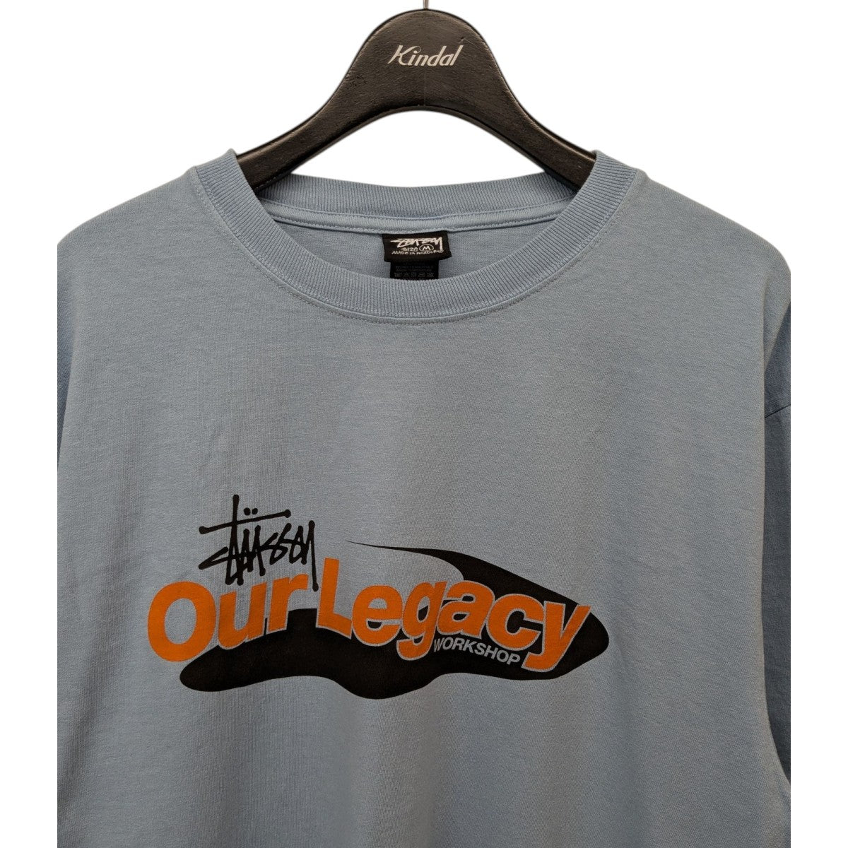 stussy×OUR LEGACY 25SS「Work Shop Swirl Tee」プリントTシャツ 古着・中古-3枚目のアイテム画像