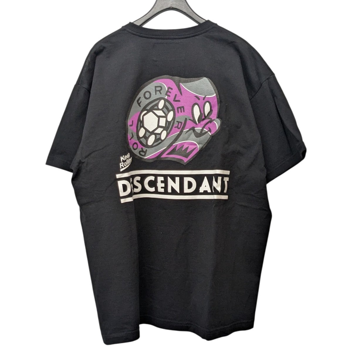 DESCENDANT 25SS「KID BEARING SS」プリントTシャツ 古着・中古-1枚目のアイテム画像
