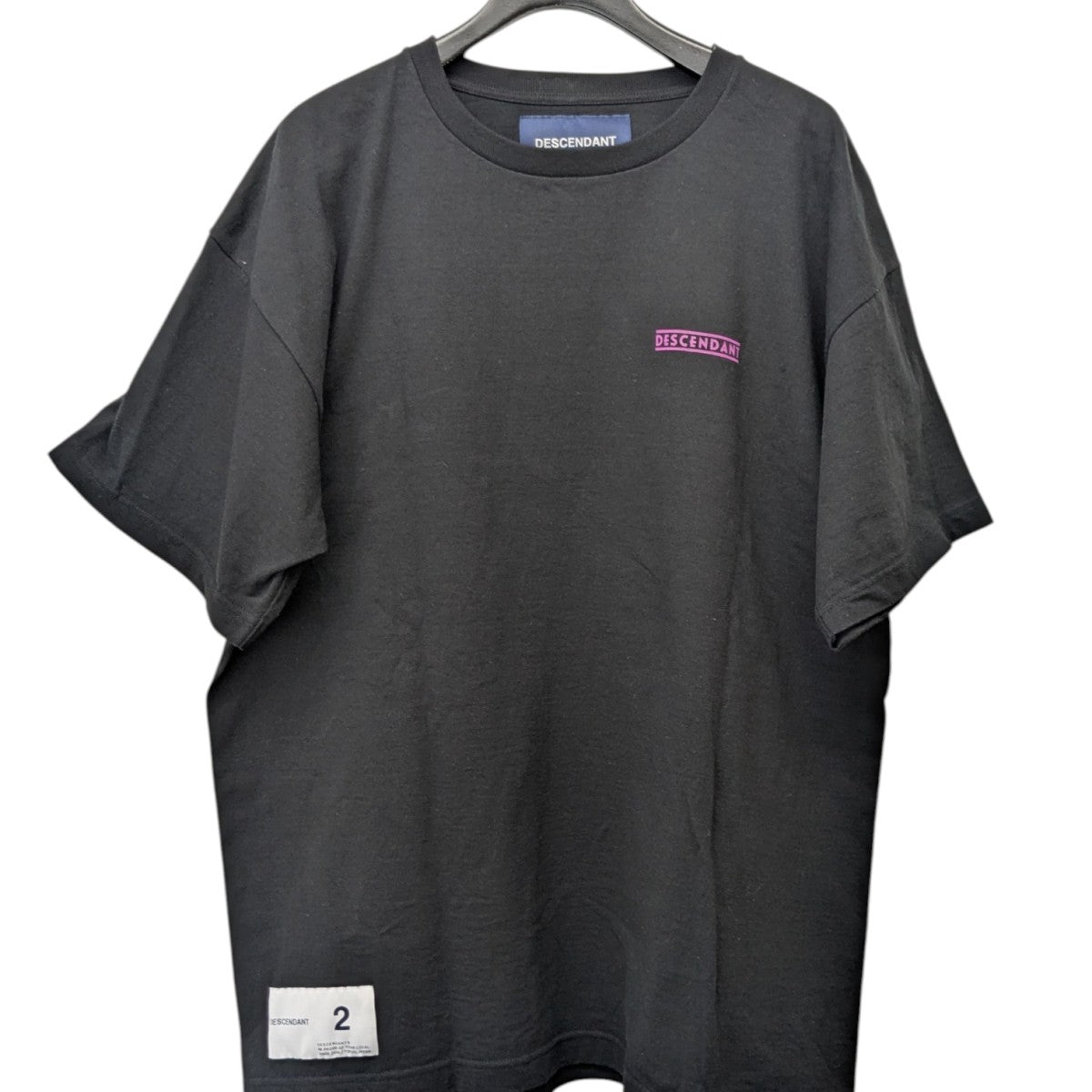 DESCENDANT 25SS「KID BEARING SS」プリントTシャツ 古着・中古-2枚目のアイテム画像