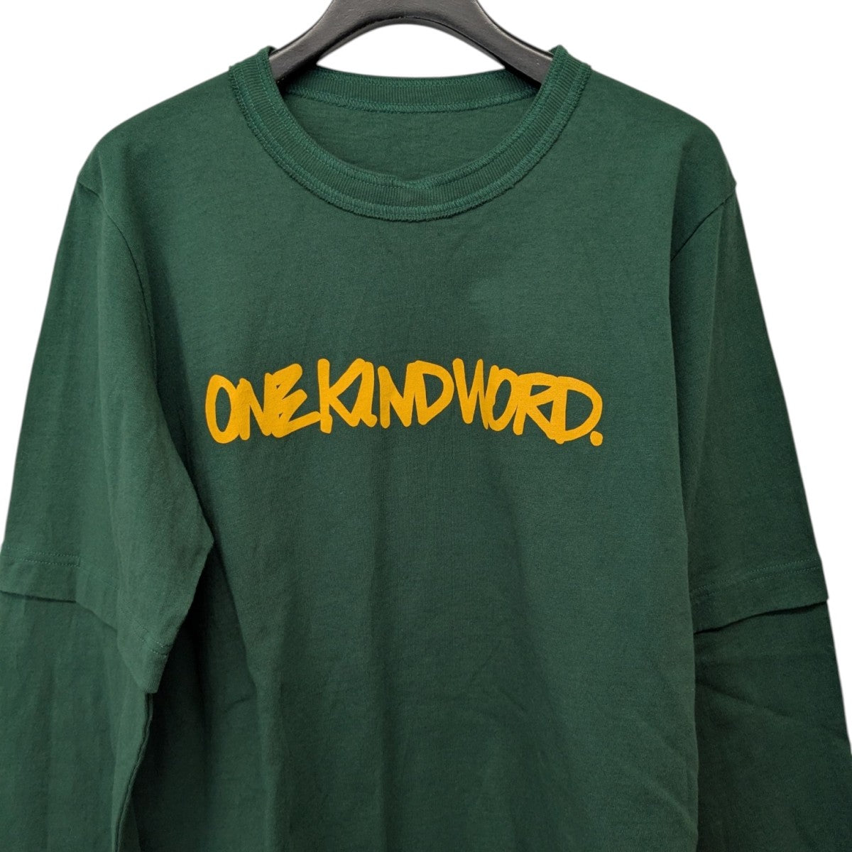 23SSONE KIND WORD Print LSV T-ShirtsプリントロングTシャツ23-0467S