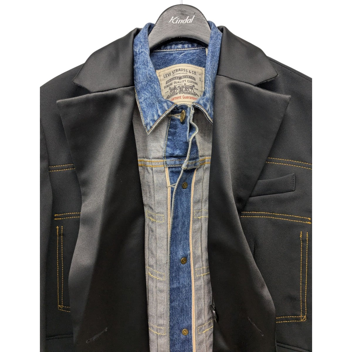 sacai×Levis 25SS「Denim x Matelasse Twill Jacket」デニム
