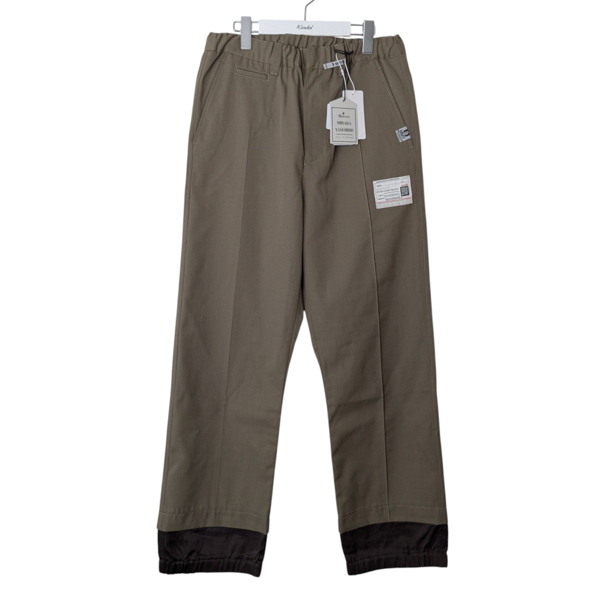 新品未使用 Maison MIHARA YASUHIRO グレー パンツ 46 MAISON MIHARA YASUHIRO メゾンミハラヤスヒロ Maison