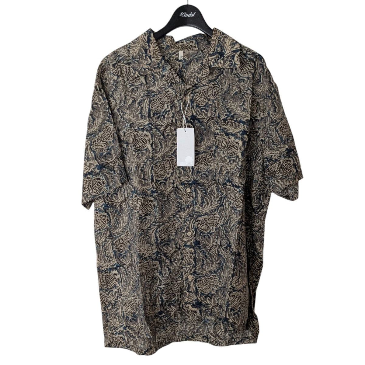 khoki 柄シャツ KHOKI(コッキ) 23SSKalamkari shirt総柄シャツ23ss-b-02 23ss-b