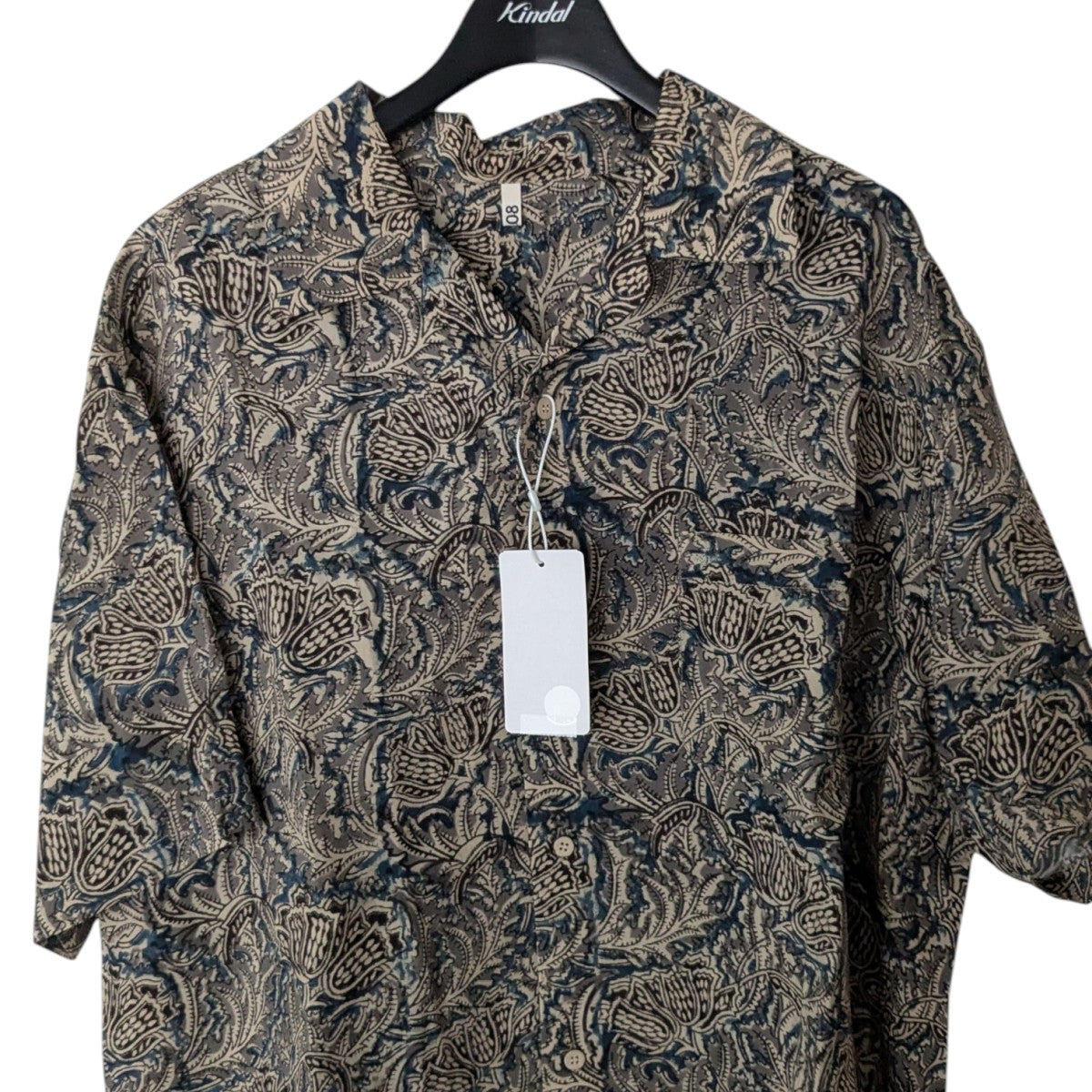 khoki コッキ 23SS 23ss-b-02 Kalamkari shirt KHOKI(コッキ) 23SSKalamkari shirt総柄シャツ23ss-b-02 23ss-b