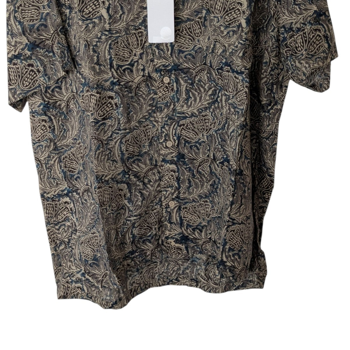 khoki 柄シャツ KHOKI(コッキ) 23SSKalamkari shirt総柄シャツ23ss-b-02 23ss-b