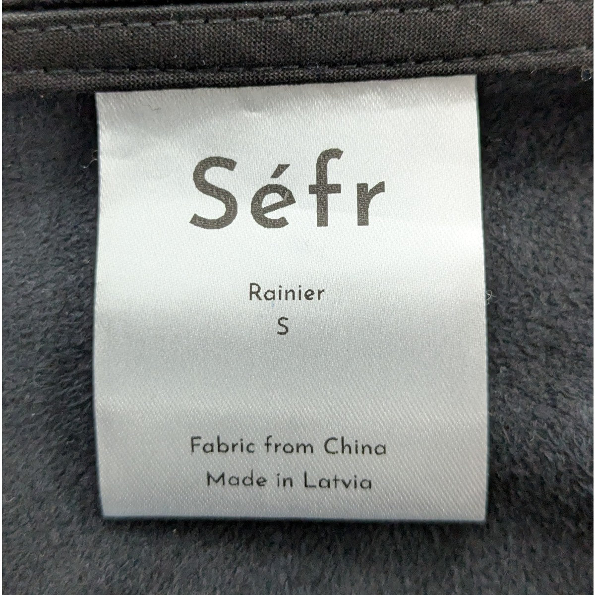 Sefr(セファー) 「RAINIER OVERSHIRT SPACE BLACK」オーバー