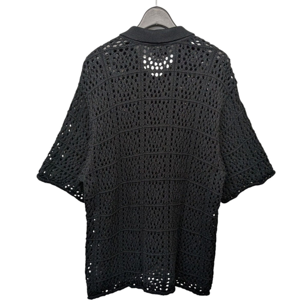 stussy 22SS「CHROCHET SHIRT」クロシェットシャツ 古着・中古-2枚目のアイテム画像