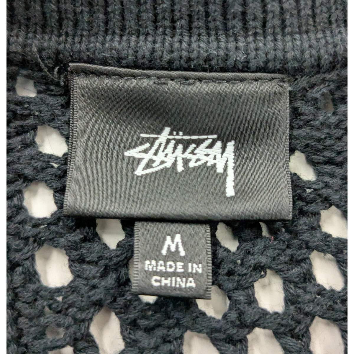 stussy 22SS「CHROCHET SHIRT」クロシェットシャツ 古着・中古-5枚目のアイテム画像