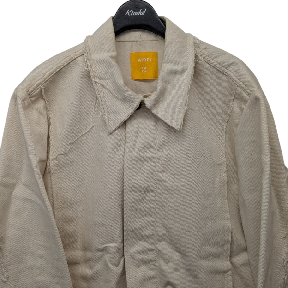 AIREI Organic Denim Jacketオーガニックデニムジャケット 古着・中古-3枚目のアイテム画像