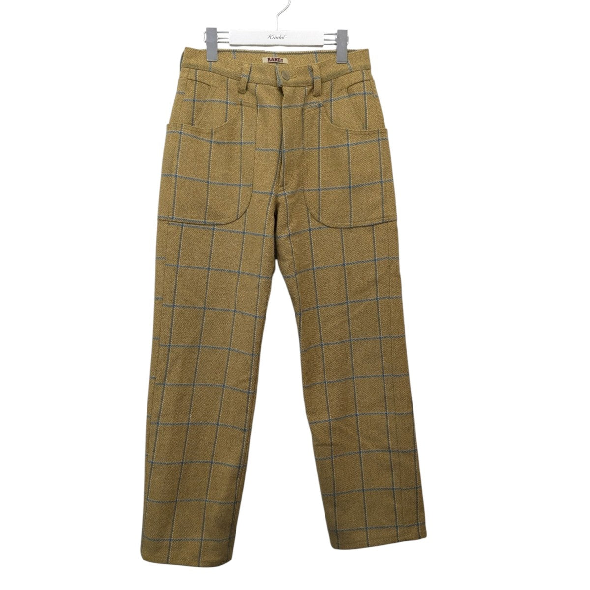 MANUEL LAYERED POCKET PANTS - CheckedレイヤードチェックパンツAW22-RPT03