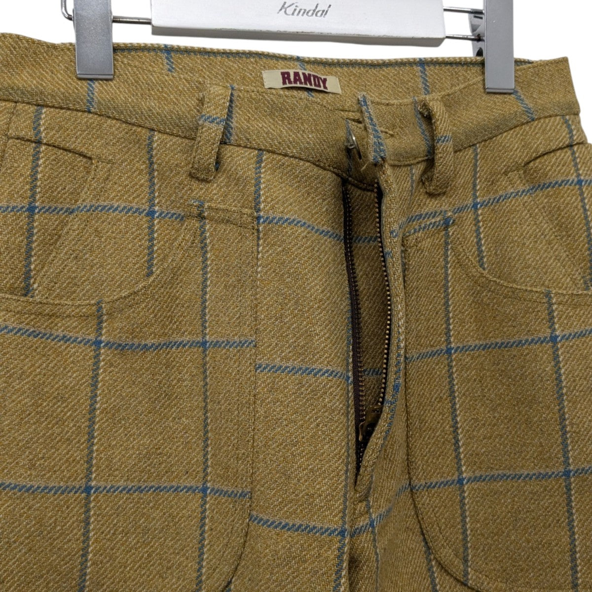 MANUEL LAYERED POCKET PANTS - CheckedレイヤードチェックパンツAW22-RPT03