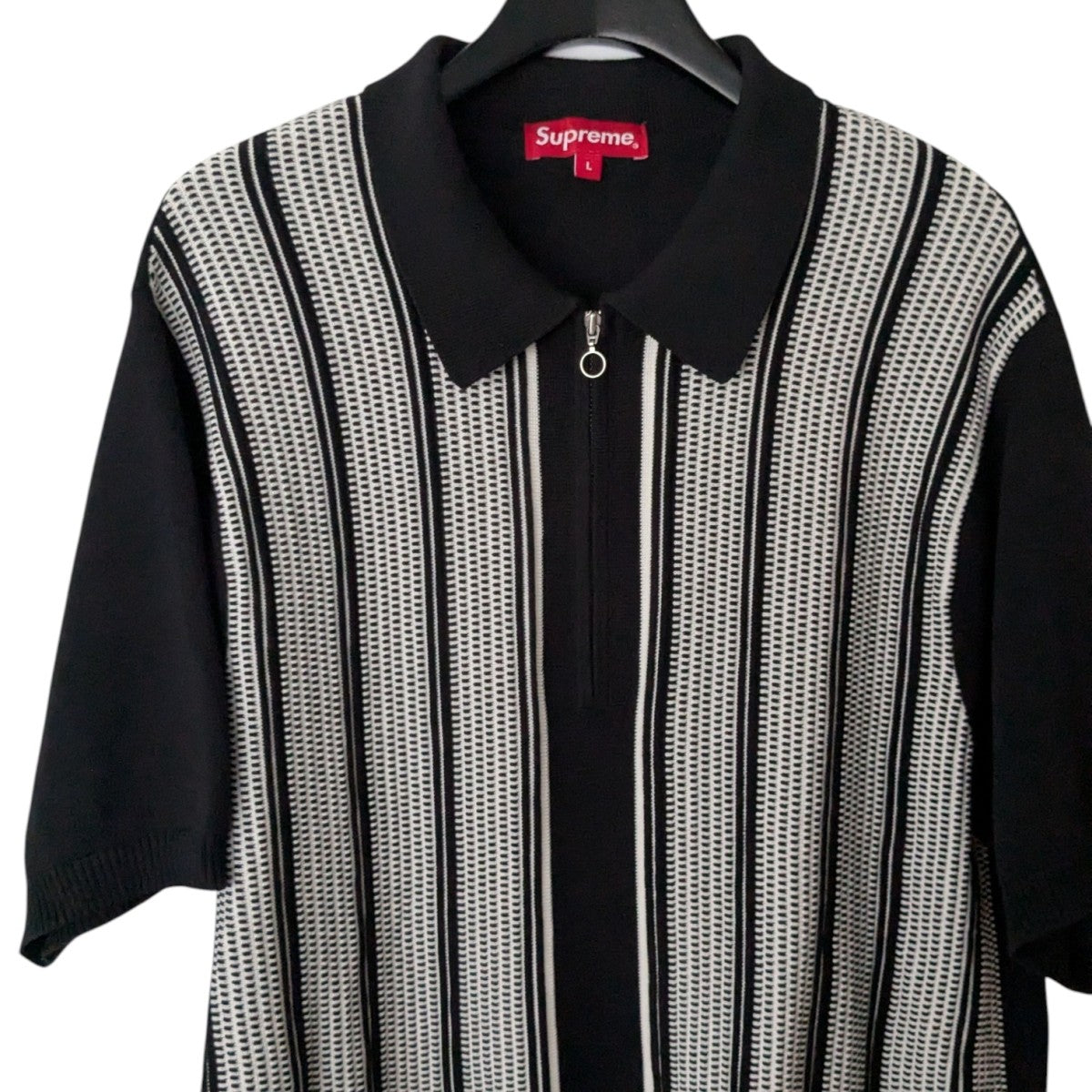 Supreme 16SSHalf Zip PoloハーフZIPポロシャツ 古着・中古-3枚目のアイテム画像