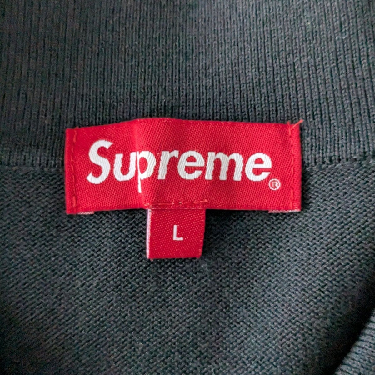 Supreme 16SSHalf Zip PoloハーフZIPポロシャツ 古着・中古-5枚目のアイテム画像